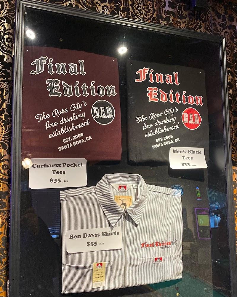 Final Edition Bar Menu image 4